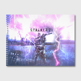 Альбом для рисования с принтом S.T.A.L.K.E.R. 2 | С.Т.А.Л.К.Е.Р. 2 (Z) в Санкт-Петербурге, 100% бумага
 | матовая бумага, плотность 200 мг. | Тематика изображения на принте: chernobyl | pripyat | s.t.a.l.k.e.r. 2 | shadow of chernobyl | stalker | stalker 2 | воля | меченый | припять | свобода | свобода воля | сталкер | сталкер 2 | тени чернобыля | чернобыль