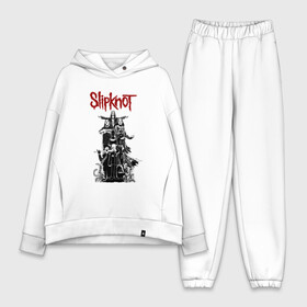 Женский костюм хлопок Oversize с принтом SLIPKNOT | СЛИПКНОТ (Z) в Санкт-Петербурге,  |  | rock | slipknot | алессандро вентурелла | джей вайнберг | джеймс рут | кори тейлор | крэйг джонс | мик томсон | петля | рок | сид уилсон | скользящий узел | слипкнот | тяжелый рок | удавка | шон крэхан