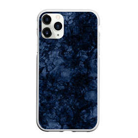 Чехол для iPhone 11 Pro матовый с принтом Темно-синяя текстура камня  в Санкт-Петербурге, Силикон |  | абстрактный | модный | молодежный | мрамор | мраморный узор | синий | современный