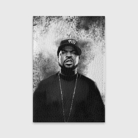 Обложка для паспорта матовая кожа с принтом Ice Cube | Айс Куб (Z) в Санкт-Петербурге, натуральная матовая кожа | размер 19,3 х 13,7 см; прозрачные пластиковые крепления | ice cube | oshea jackson | rap | айс куб | айс кьюб | реп | репер | рэпер | хип хоп
