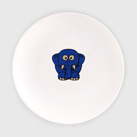 Тарелка с принтом Слонище в Санкт-Петербурге, фарфор | диаметр - 210 мм
диаметр для нанесения принта - 120 мм | animal | elephant | животное | слон | слониха