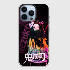 Чехол для iPhone 13 Pro с принтом Незуко Камадо Kimetsu no aiba в Санкт-Петербурге,  |  | demon slayer | kamado | kimetsu no aiba | nezuko | камадо | клинок | незуко | рассекающий демонов