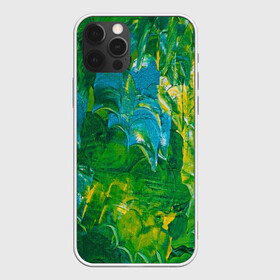 Чехол для iPhone 12 Pro Max с принтом Я вижу в Санкт-Петербурге, Силикон |  | Тематика изображения на принте: абстрактный лес | абстракция | гуашь | зеленое море | зелень | краски | лес | мазки | художества | художник | я вижу