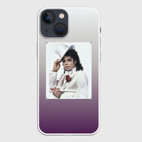 Чехол для iPhone 13 mini с принтом Майкл Джексон навсегда в Санкт-Петербурге,  |  | Тематика изображения на принте: forever young | michael jackson | король | майкл джексон | поп музыка