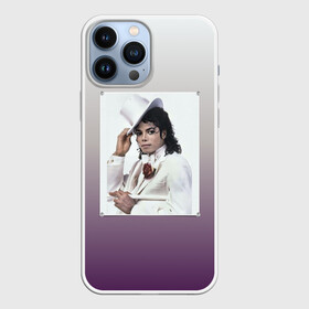 Чехол для iPhone 13 Pro Max с принтом Майкл Джексон навсегда в Санкт-Петербурге,  |  | Тематика изображения на принте: forever young | michael jackson | король | майкл джексон | поп музыка