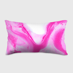 Подушка 3D антистресс с принтом Жидкий пурпур в Санкт-Петербурге, наволочка — 100% полиэстер, наполнитель — вспененный полистирол | состоит из подушки и наволочки на молнии | абстрактное | жидкий | искусство | пурпур | сирень