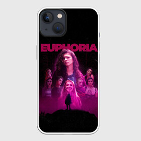 Чехол для iPhone 13 с принтом Euphoria team в Санкт-Петербурге,  |  | euphoria | serial | джулс | зендея | ру беннетт | сериал | сериалы | хантер шефер | эйфория