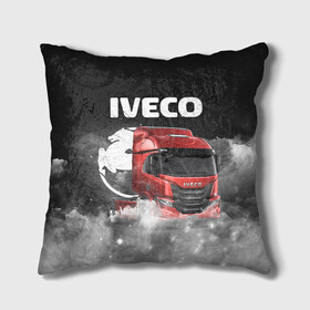 Подушка 3D с принтом Iveco truck в Санкт-Петербурге, наволочка – 100% полиэстер, наполнитель – холлофайбер (легкий наполнитель, не вызывает аллергию). | состоит из подушки и наволочки. Наволочка на молнии, легко снимается для стирки | iveco | iveco truck | iveco грузовик | truck | trucks | грузовик | грузовики | дальнобои | дальнобой | дальнобойщик | ивеко | ивеко грузовик | фура | фуры
