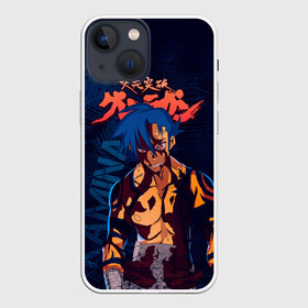 Чехол для iPhone 13 mini с принтом Камина Гуррен Лаганн в Санкт-Петербурге,  |  | gurren lagann | kamina | tengen toppa gurren lagann | гуррен | гуррен лаганн | камина дзиха | лаганн