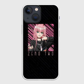 Чехол для iPhone 13 mini с принтом Zero Two в квадрате в Санкт-Петербурге,  |  | darling | darling in the franxx | zero two | вайфу | зеро ту | код 002 | любимый во франксе | франкс