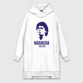 Платье-худи хлопок с принтом Марадона в Санкт-Петербурге,  |  | argentina | diego | football | maradona | messi | аргентина | гол | диего | игрок | марадона | месси | мяч | рука бога | спорт | футбол | футболист | чемпион