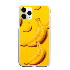Чехол для iPhone 11 Pro матовый с принтом Банановый рай в Санкт-Петербурге, Силикон |  | Тематика изображения на принте: банановый | бананы | желтый | кожура | фрукты