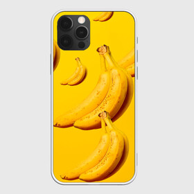 Чехол для iPhone 12 Pro Max с принтом Банановый рай в Санкт-Петербурге, Силикон |  | Тематика изображения на принте: банановый | бананы | желтый | кожура | фрукты