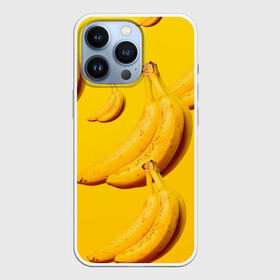 Чехол для iPhone 13 Pro с принтом Банановый рай в Санкт-Петербурге,  |  | Тематика изображения на принте: банановый | бананы | желтый | кожура | фрукты