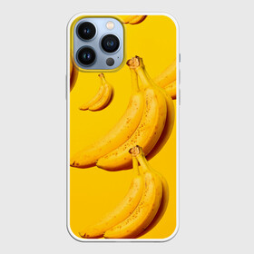 Чехол для iPhone 13 Pro Max с принтом Банановый рай в Санкт-Петербурге,  |  | Тематика изображения на принте: банановый | бананы | желтый | кожура | фрукты