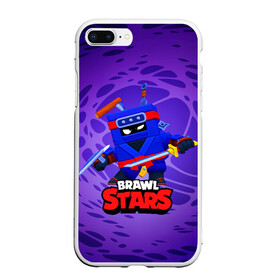 Чехол для iPhone 7Plus/8 Plus матовый с принтом Ninja Ash Brawl Stars Эш  в Санкт-Петербурге, Силикон | Область печати: задняя сторона чехла, без боковых панелей | Тематика изображения на принте: ash | brawl | brawl stars | brawlstars | brawl_stars | аш | бравл | бравлстарс | эш