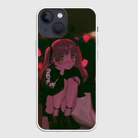 Чехол для iPhone 13 mini с принтом Аниме девушка в Санкт-Петербурге,  |  | anime | girl | japan | japanese | аниме | девушка | япония