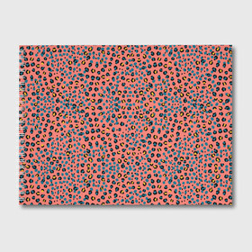 Альбом для рисования с принтом Леопардовый принт на розовом в Санкт-Петербурге, 100% бумага
 | матовая бумага, плотность 200 мг. | абстракция | африканский | леопардовые пятна | леопардовый принт | розовый | сафари