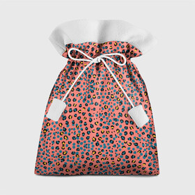 Подарочный 3D мешок с принтом Леопардовый принт на розовом в Санкт-Петербурге, 100% полиэстер | Размер: 29*39 см | Тематика изображения на принте: абстракция | африканский | леопардовые пятна | леопардовый принт | розовый | сафари
