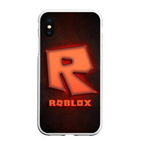 Чехол для iPhone XS Max матовый с принтом ROBLOX NEON RED в Санкт-Петербурге, Силикон | Область печати: задняя сторона чехла, без боковых панелей | Тематика изображения на принте: neon | roblox | игра | компьютерная игра | логотип | неон | онлайн | онлайн игра | роблакс | роблокс