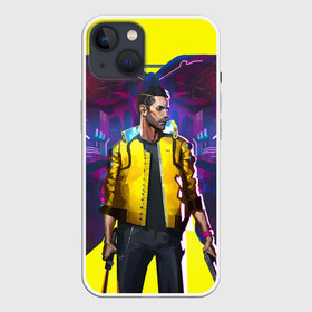 Чехол для iPhone 13 с принтом Cyberpunk 2077 в Санкт-Петербурге,  |  | art | character | cyberpunk | cyberpunk 2077 | drawing | game | vee | арт | ви | игра | киберпанк | киберпанк 2077 | персонаж | рисунок