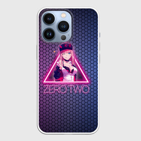 Чехол для iPhone 13 Pro с принтом Zero Two в треугольнике в Санкт-Петербурге,  |  | darling | darling in the franxx | zero two | вайфу | зеро ту | код 002 | любимый во франксе | франкс