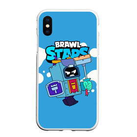 Чехол для iPhone XS Max матовый с принтом Ash Brawl Stars Эш  в Санкт-Петербурге, Силикон | Область печати: задняя сторона чехла, без боковых панелей | ash | brawl | brawl stars | brawlstars | brawl_stars | аш | бравл | бравлстарс | эш