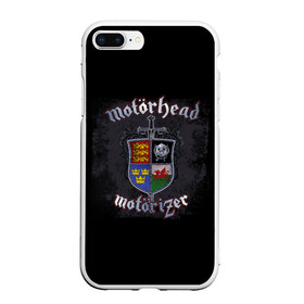 Чехол для iPhone 7Plus/8 Plus матовый с принтом Shield of Motorhead в Санкт-Петербурге, Силикон | Область печати: задняя сторона чехла, без боковых панелей | alternative | metall | motorhead | music | rock | альтернатива | металл | моторхед | моторхэд | музыка | рок