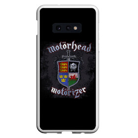 Чехол для Samsung S10E с принтом Shield of Motorhead в Санкт-Петербурге, Силикон | Область печати: задняя сторона чехла, без боковых панелей | alternative | metall | motorhead | music | rock | альтернатива | металл | моторхед | моторхэд | музыка | рок