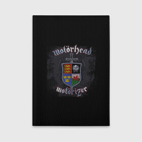 Обложка для автодокументов с принтом Shield of Motorhead в Санкт-Петербурге, натуральная кожа |  размер 19,9*13 см; внутри 4 больших “конверта” для документов и один маленький отдел — туда идеально встанут права | alternative | metall | motorhead | music | rock | альтернатива | металл | моторхед | моторхэд | музыка | рок