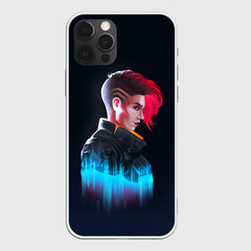 Чехол для iPhone 12 Pro с принтом Cyberpunk Girl в Санкт-Петербурге, силикон | область печати: задняя сторона чехла, без боковых панелей | art | character | cyberpunk | cyberpunk 2077 | drawing | game | girl | арт | девушка | игра | киберпанк | киберпанк 2077 | персонаж | рисунок