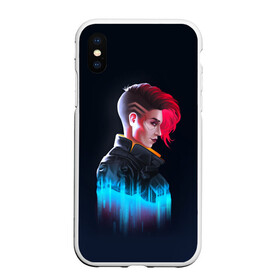 Чехол для iPhone XS Max матовый с принтом Cyberpunk Girl в Санкт-Петербурге, Силикон | Область печати: задняя сторона чехла, без боковых панелей | art | character | cyberpunk | cyberpunk 2077 | drawing | game | girl | арт | девушка | игра | киберпанк | киберпанк 2077 | персонаж | рисунок