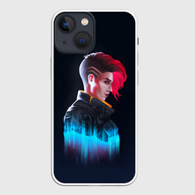 Чехол для iPhone 13 mini с принтом Cyberpunk Girl в Санкт-Петербурге,  |  | Тематика изображения на принте: art | character | cyberpunk | cyberpunk 2077 | drawing | game | girl | арт | девушка | игра | киберпанк | киберпанк 2077 | персонаж | рисунок