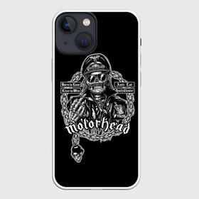 Чехол для iPhone 13 mini с принтом Скелет Лемми в Санкт-Петербурге,  |  | alternative | metall | motorhead | music | rock | альтернатива | лемми | металл | моторхед | моторхэд | музыка | рок