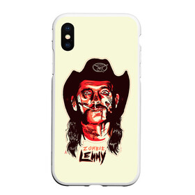 Чехол для iPhone XS Max матовый с принтом Zombie Lemmy в Санкт-Петербурге, Силикон | Область печати: задняя сторона чехла, без боковых панелей | Тематика изображения на принте: alternative | metall | motorhead | music | rock | альтернатива | лемми | металл | моторхед | моторхэд | музыка | рок