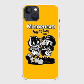 Чехол для iPhone 13 с принтом Motorhead x Cuphead в Санкт-Петербурге,  |  | alternative | cuphead | metall | motorhead | music | rock | альтернатива | капхэд | лемми | металл | моторхед | моторхэд | музыка | рок