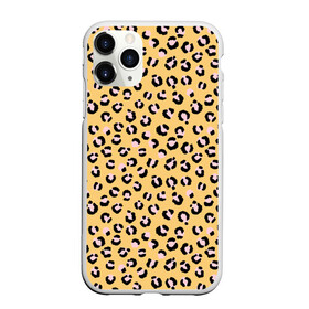 Чехол для iPhone 11 Pro матовый с принтом Желтый леопардовый принт в Санкт-Петербурге, Силикон |  | Тематика изображения на принте: желтый | леопардовый принт | паттерн | пятна | пятнистый | розовый | текстура