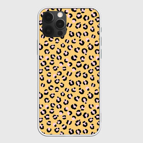Чехол для iPhone 12 Pro Max с принтом Желтый леопардовый принт в Санкт-Петербурге, Силикон |  | желтый | леопардовый принт | паттерн | пятна | пятнистый | розовый | текстура