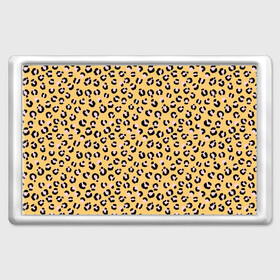 Магнит 45*70 с принтом Желтый леопардовый принт в Санкт-Петербурге, Пластик | Размер: 78*52 мм; Размер печати: 70*45 | желтый | леопардовый принт | паттерн | пятна | пятнистый | розовый | текстура