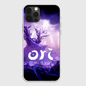 Чехол для iPhone 12 Pro с принтом Ori and the Will of the Wisps в Санкт-Петербурге, силикон | область печати: задняя сторона чехла, без боковых панелей | adventure | computer game | lightning | ori | ori and the will of the wisps | rain | spirit of the forest | tree | дерево | дождь | дух леса | компьютерная игра | молния | ори | ори и блуждающие огоньки | приключения