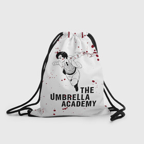 Рюкзак-мешок 3D с принтом Number 5 | The Umbrella Academy (Z) в Санкт-Петербурге, 100% полиэстер | плотность ткани — 200 г/м2, размер — 35 х 45 см; лямки — толстые шнурки, застежка на шнуровке, без карманов и подкладки | 5 | dark horse comics | netflix | number 5 | the umbrella academy | umbrella | академия амбрелла | комикс | комильфо | номер 5 | реджинальд харгривз | харгривз | хэйзел