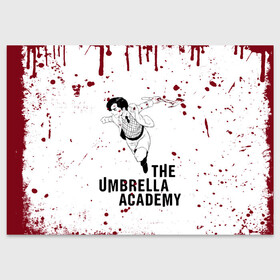 Поздравительная открытка с принтом Number 5 | The Umbrella Academy (Z) в Санкт-Петербурге, 100% бумага | плотность бумаги 280 г/м2, матовая, на обратной стороне линовка и место для марки
 | 5 | dark horse comics | netflix | number 5 | the umbrella academy | umbrella | академия амбрелла | комикс | комильфо | номер 5 | реджинальд харгривз | харгривз | хэйзел