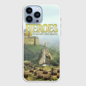 Чехол для iPhone 13 Pro Max с принтом Оплот | Heroes of Might and Magic 3 (Z) в Санкт-Петербурге,  |  | Тематика изображения на принте: heroes | heroes of might and magic | hom | oldskull | герои | герои меча | герои меча и магии | олдскулл | оплот