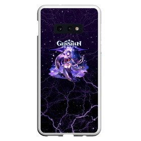 Чехол для Samsung S10E с принтом Genshin Impact - Raiden Shogun в Санкт-Петербурге, Силикон | Область печати: задняя сторона чехла, без боковых панелей | Тематика изображения на принте: anime | baal | genshin | genshin baal | genshin impact | genshin raiden | impact | raiden | raiden shogun | shogun | аниме | баал | геншин | геншин баал | геншин импакт | импакт | райден | райден эй | рейден | сегун | сёгун райден