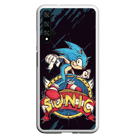 Чехол для Honor 20 с принтом SONIC | СОНИК (Z) в Санкт-Петербурге, Силикон | Область печати: задняя сторона чехла, без боковых панелей | blaze the cat | hedgehog | sega | silver | sonic | speed sonic | быстрый ёж | ёж соник | кошка блейз | метал соник | сега | сильвер | синий ёж | соник