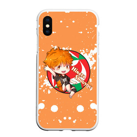 Чехол для iPhone XS Max матовый с принтом Hinata Shouyou | Haikyu | Волейбол (Z) в Санкт-Петербурге, Силикон | Область печати: задняя сторона чехла, без боковых панелей | haikuu | haikyu | haikyuu | hinata shouyou | волейбол | спортивная манга | хайку | хайкю | хината