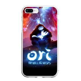 Чехол для iPhone 7Plus/8 Plus матовый с принтом Ori and the Will of the Wisps в Санкт-Петербурге, Силикон | Область печати: задняя сторона чехла, без боковых панелей | adventure | asleep | forest spirit | naru | night | ori and the will of the wisps | orient | pc game | volcanic eruption | дух леса | извержение вулкана | компьютерная игра | нару | ночь | ори | ори и блуждающие огоньки | приключения | спит