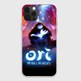 Чехол для iPhone 12 Pro с принтом Ori and the Will of the Wisps в Санкт-Петербурге, силикон | область печати: задняя сторона чехла, без боковых панелей | adventure | asleep | forest spirit | naru | night | ori and the will of the wisps | orient | pc game | volcanic eruption | дух леса | извержение вулкана | компьютерная игра | нару | ночь | ори | ори и блуждающие огоньки | приключения | спит