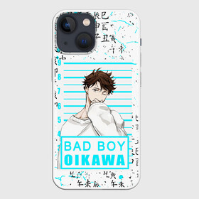 Чехол для iPhone 13 mini с принтом ТООРУ ОЙКАВА   OIKAWA TORU в Санкт-Петербурге,  |  | anime | aoba johsai. | haikyu | manga | oikawa toru | аниме | аобаджосай | волейбол | герой | манга | персонаж | тоору ойкава