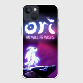 Чехол для iPhone 13 с принтом Ori and the Will of the Wisps в Санкт-Петербурге,  |  | adventure | computer game | looks to the sky | ori | ori and the will of the wisps | spirit of the forest | в небо | дух леса | компьютерная игра | ори | ори и блуждающие огоньки | приключения | смотрит